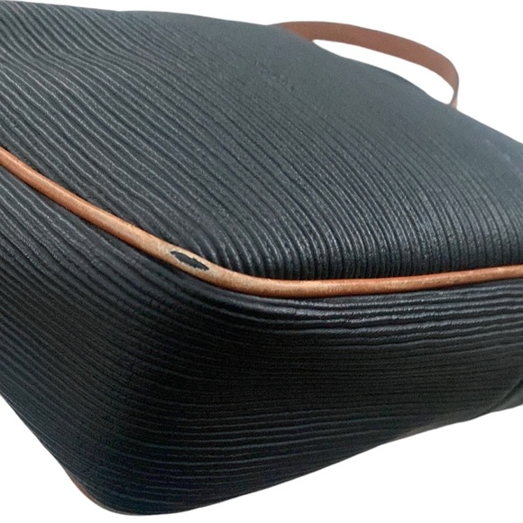 Salvatore Ferragamo Vintage Black Brown Leather Crossbody Handbag - Picture 7 of 13